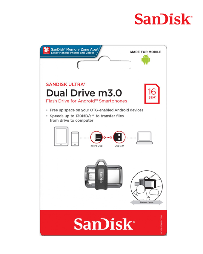 SanDisk Ultra Dual Drive m3.0 16GB